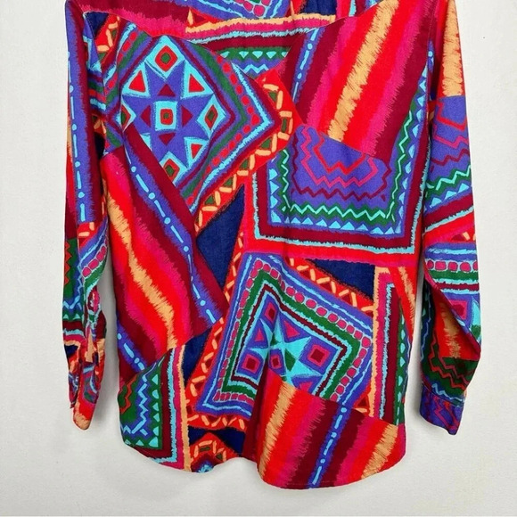 Wrangler Vintage Retro Button Down Rodeo Shirt - Picture 13 of 14